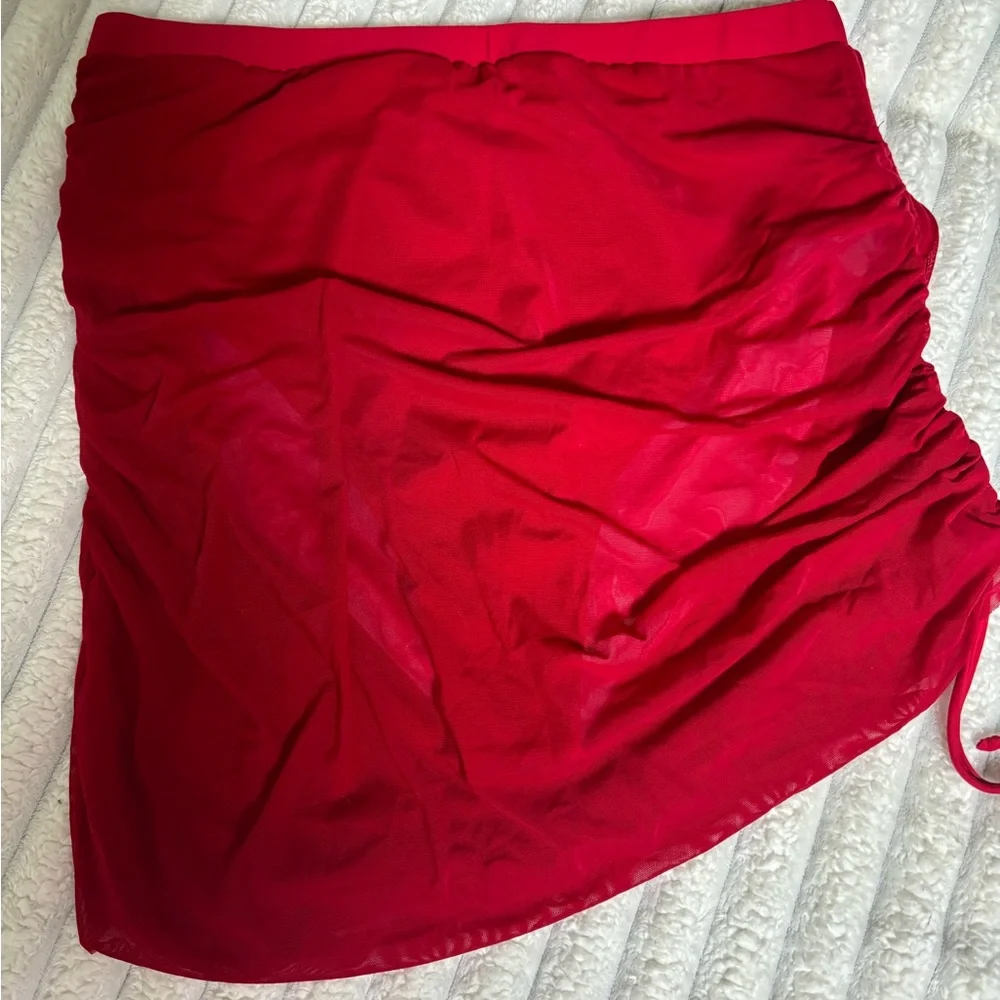 Chic Halter Red Bikini Set